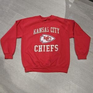 NFL Kansas City Chiefs Red Crewneck Sweatshirt